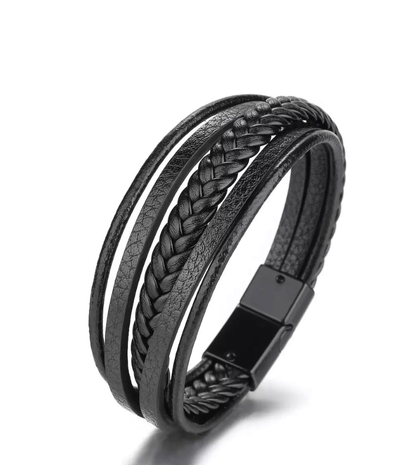 Black Braided Bracelet